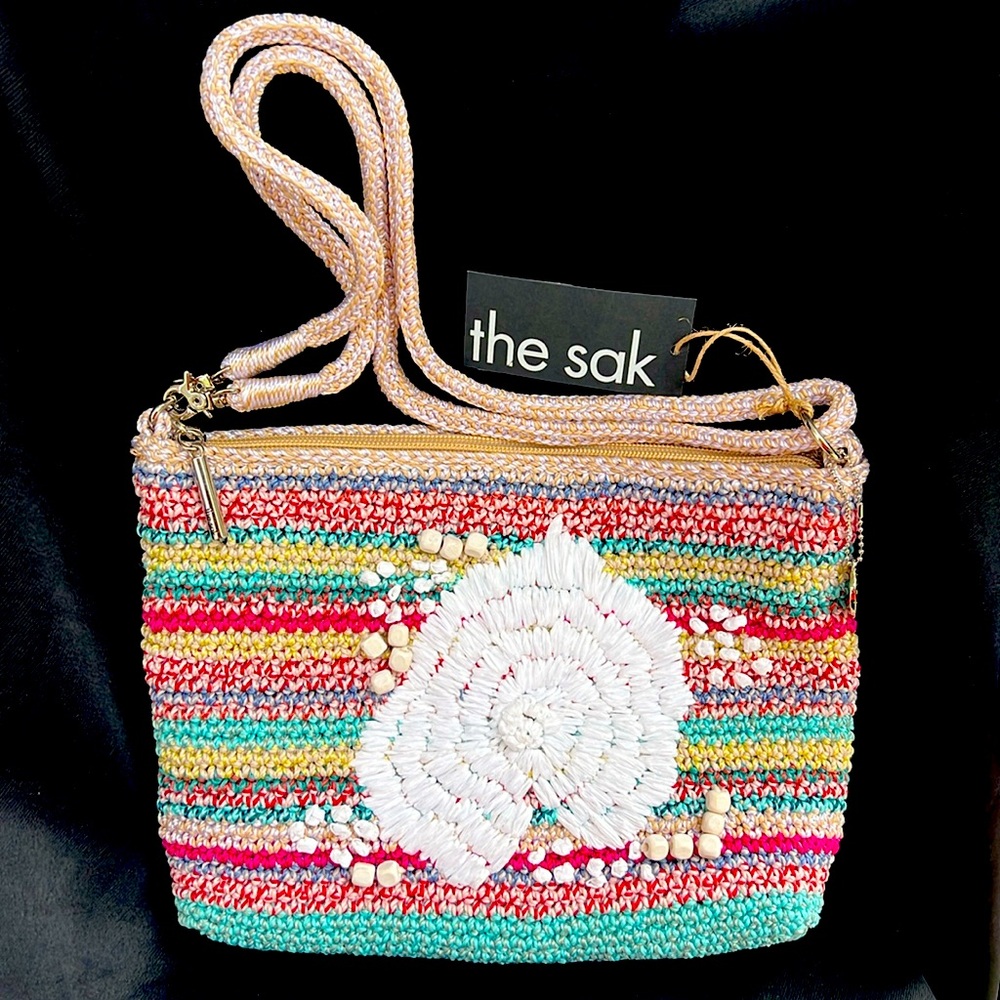 The Sak Lumi Convertible Crossbody , Hand-crochet, Recycled Polypropylene Yarn